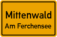 Am Ferchensee in MittenwaldAm Ferchensee