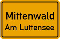 Am Luttensee in MittenwaldAm Luttensee