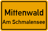 Straßenverzeichnis Mittenwald Am Schmalensee