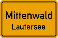 Straßenverzeichnis Mittenwald Lautersee