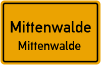 Bahnhofsstr. in MittenwaldeMittenwalde