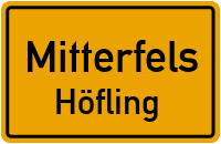 Straßenverzeichnis Mitterfels Höfling