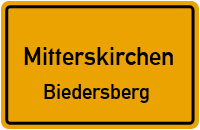 Straßen in Mitterskirchen Biedersberg