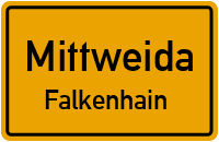 Talsperrenstraße in MittweidaFalkenhain