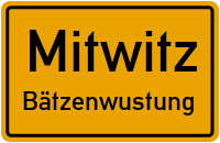 Straßenverzeichnis Mitwitz Bätzenwustung