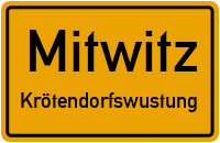 Straßenverzeichnis Mitwitz Krötendorfswustung