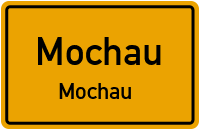 Siedlungsstraße in MochauMochau