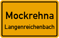 Hauptstraße in MockrehnaLangenreichenbach