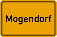 Ortsschild von Gemeinde Mogendorf in Rheinland-Pfalz