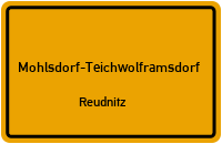 Straßenverzeichnis Mohlsdorf-Teichwolframsdorf Reudnitz