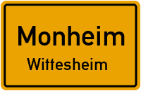 Talweg in MonheimWittesheim