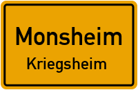Biengartenstraße in 67590 Monsheim (Kriegsheim)
