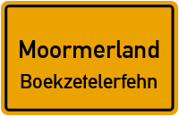 Straßenverzeichnis Moormerland Boekzetelerfehn