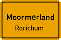 Straßenverzeichnis Moormerland Rorichum