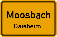 Straßenverzeichnis Moosbach Gaisheim