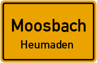 Straßenverzeichnis Moosbach Heumaden