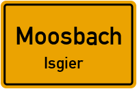 Straßenverzeichnis Moosbach Isgier