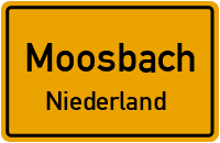 Straßenverzeichnis Moosbach Niederland