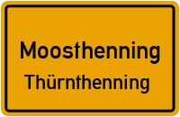 Hochgartenstraße in MoosthenningThürnthenning