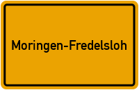 City Sign Moringen-Fredelsloh