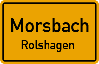Straßenverzeichnis Morsbach Rolshagen