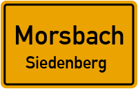Straßenverzeichnis Morsbach Siedenberg
