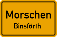 Straßenverzeichnis Morschen Binsförth