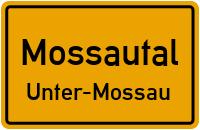 Ortsstraße in MossautalUnter-Mossau
