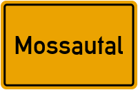 Ortsschild von Gemeinde Mossautal in Hessen