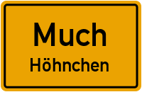 Straßenverzeichnis Much Höhnchen