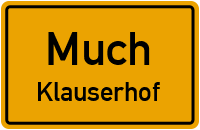 Straßenverzeichnis Much Klauserhof