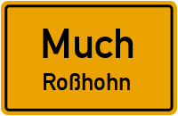 Straßenverzeichnis Much Roßhohn