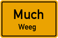 Straßenverzeichnis Much Weeg