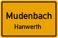 Ortsstraße in MudenbachHanwerth