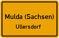 Dorfstraße in Mulda (Sachsen)Ullersdorf