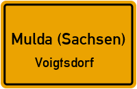 Saydaer Straße in Mulda (Sachsen)Voigtsdorf