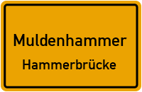 Neue Straße in MuldenhammerHammerbrücke