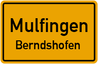 Haldenweg in MulfingenBerndshofen