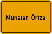 City Sign Munster, Örtze