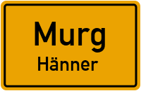 Straßenverzeichnis Murg Hänner