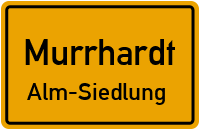 Fehlstraße Ost in MurrhardtAlm-Siedlung