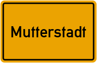 City Sign Mutterstadt
