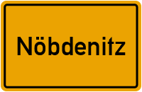 City Sign Nöbdenitz