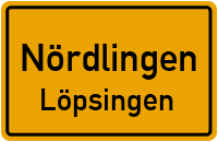 Straßenverzeichnis Nördlingen Löpsingen