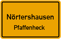 Oberfeller Straße in NörtershausenPfaffenheck