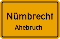 Straßenverzeichnis Nümbrecht Ahebruch