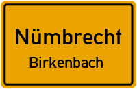 Straßenverzeichnis Nümbrecht Birkenbach