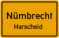 Straßenverzeichnis Nümbrecht Harscheid