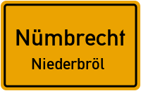 Straßenverzeichnis Nümbrecht Niederbröl