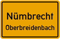 Oberbreidenbacher Straße in NümbrechtOberbreidenbach